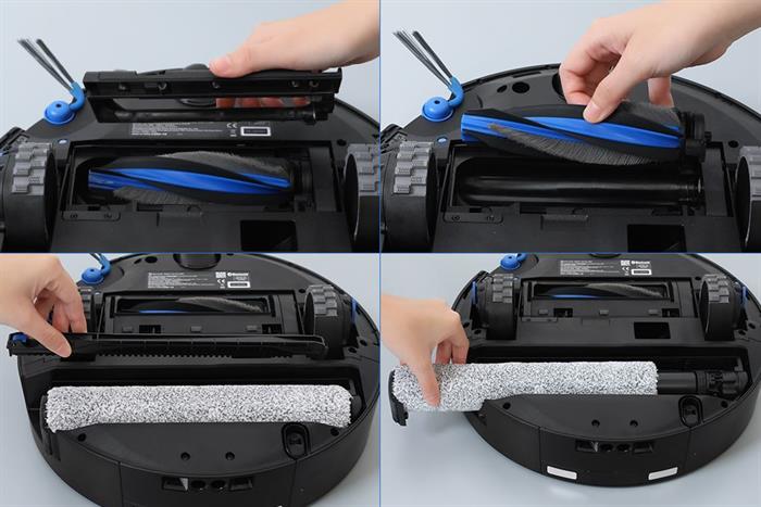 Robot hút bụi lau nhà Ecovacs Deebot T90 PRO OMNI - Đen/Trắng